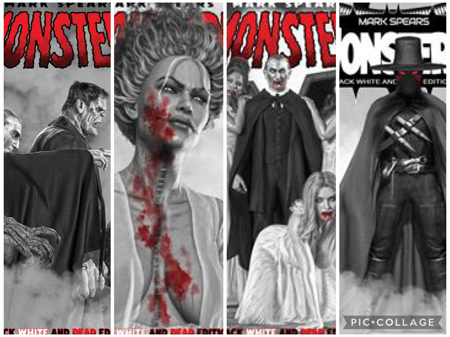 Mark Spears Monsters 1 7th Print Cover A-D Set